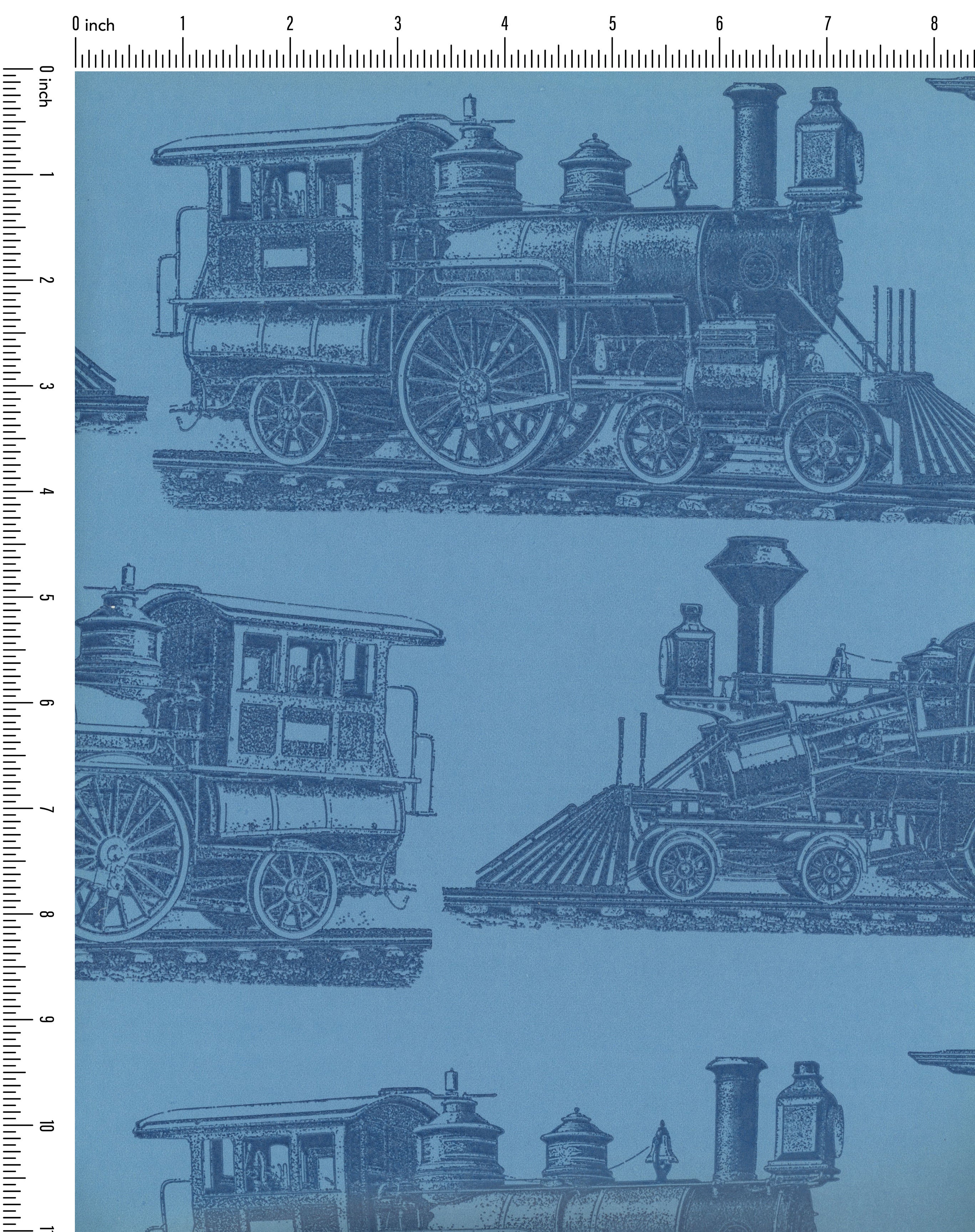 Train Vintage Paper